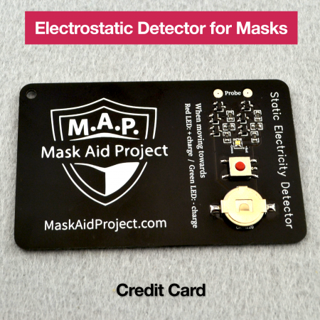 Electrostatic Detector for Masks - Card Design
