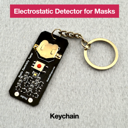 Electrostatic Detector for Masks - Keychain Design